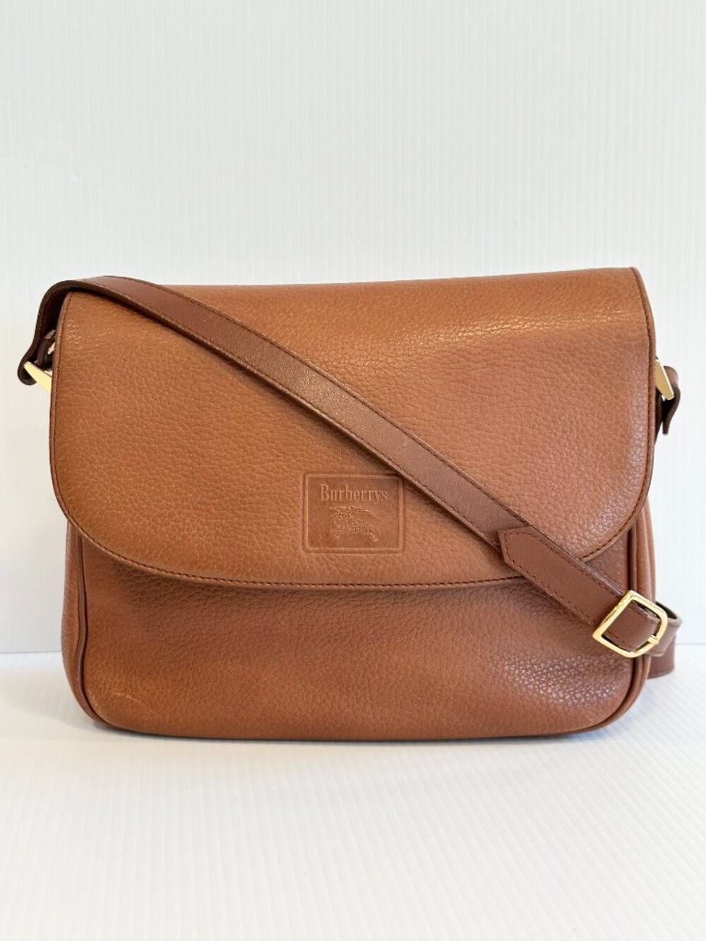 Burberry Flap Crossbody (for Yokahama Takashimaya) - Tan with Haymarket Lining